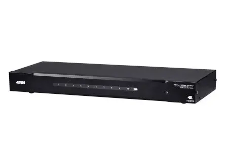 Produktfoto 1 von HDMI Aten HDMI-Splitter HDMI 10-Port Splitter, 4096 x 2160 pixel 1 Videoeingänge 10 Videoausgänge