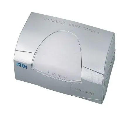 Produktfoto 1 von Aten VGA-Schalter VGA 4-Port Schalter, 1920 x 1440 pixel 2 Videoeingänge 1 Videoausgänge