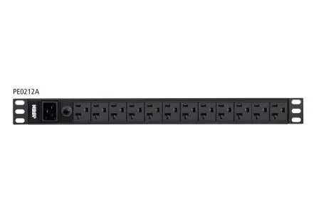Aten PE0212 NEMA 5-20R Steckdosenleiste, 12-fach 16A IEC Überspannungsschutz, 3.048m Kabel, 240V ac