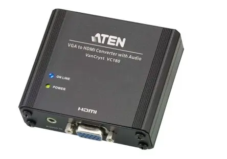 Produktfoto 1 von Aten Videokonverter 1920 x 1200 pixel, Ausgänge:1, In:VGA, Out:HDMI