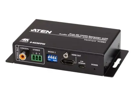 Produktfoto 1 von Aten Videokonverter 4096 x 2160 pixel, Ausgänge:1, In:HDMI, Out:HDMI