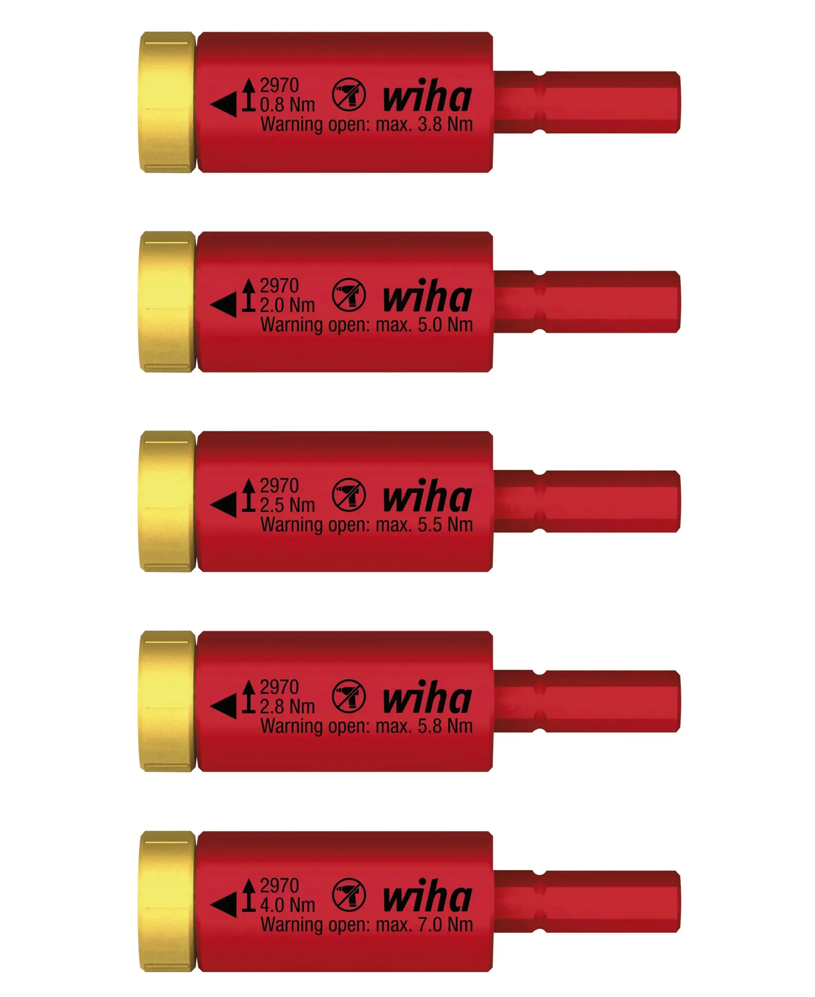 Produktfoto 1 von Wiha Drehmoment-Schraubendreher Einstellbar 0.8 to 4 Nm