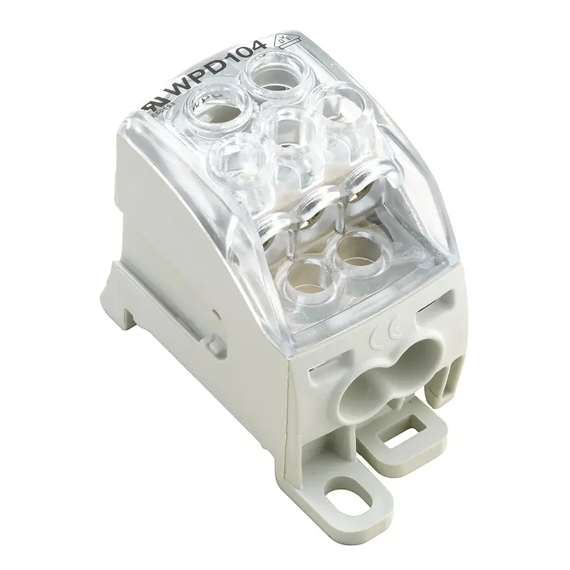 Produktfoto 1 von Weidmüller WPD Verteilereinheit 1 Grau, 25 mm², 1000 V Schraubbefestigung IECEx/ATEX