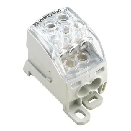 Produktfoto 1 von Weidmüller WPD Verteilereinheit 1 Grau, 25mm², 1000V Schraubbefestigung IECEx/ATEX