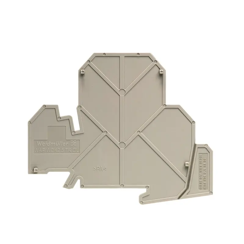 Produktfoto 1 von Weidmüller WAP WDK 2.5N/TR-DU Wemid Endplatte für Klemmleiste