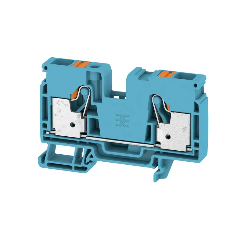 Produktfoto 1 von Weidmüller A2C Anschlussklemmenblock für Durchkontaktierung 1 Blau, 10 mm², 1000 V Einsteck-Anschluss IECEx/ATEX