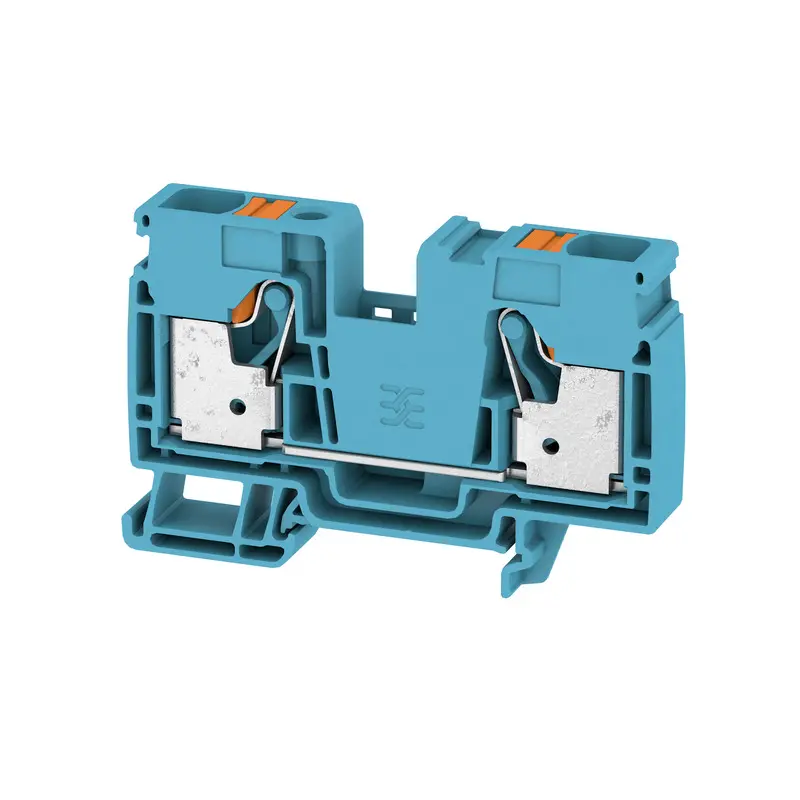 Produktfoto 1 von Weidmüller A2C Anschlussklemmenblock für Durchkontaktierung 1 Blau, 6 mm², 1000 V Einsteck-Anschluss IECEx/ATEX