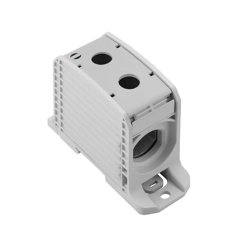 Produktfoto 1 von Weidmüller WPD Verteilereinheit 1 Hellgrau, 300 mm², 1000 V Schraubbefestigung IECEx/ATEX