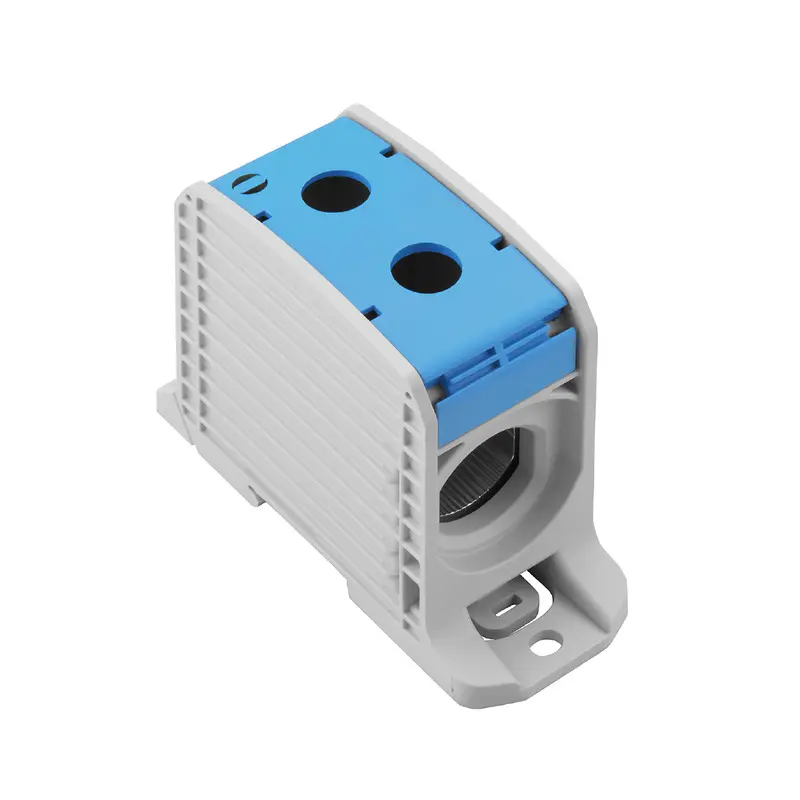 Produktfoto 1 von Weidmüller WPD Verteilereinheit 1 Blau, 300 mm², 1000 V Schraubbefestigung IECEx/ATEX