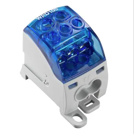 Produktfoto 1 von Weidmüller WPD Verteilereinheit 1 Blau Schraubbefestigung IECEx/ATEX