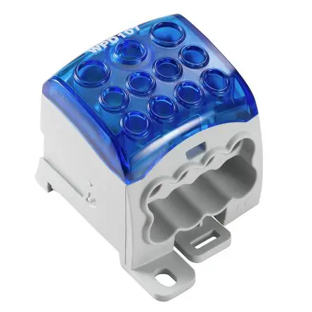 Produktfoto 1 von Weidmüller WPD Verteilereinheit 1 Blau Schraubbefestigung IECEx/ATEX