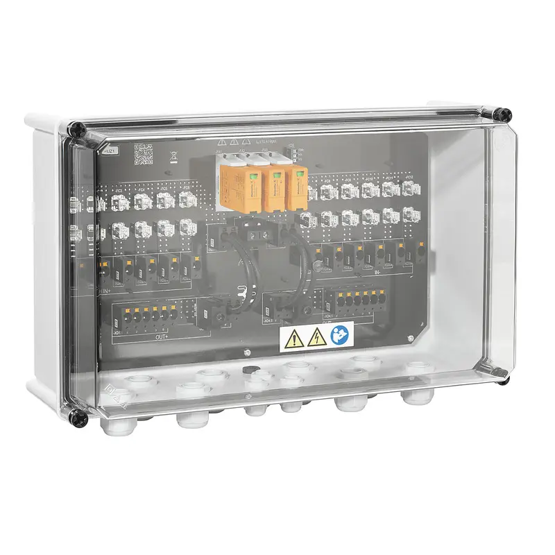 Produktfoto 1 von Weidmüller PVN Polycarbonat Abzweigdose Grau, Klar IP65 12 Breite 488mm Höhe 330 mm Länge 210 mm