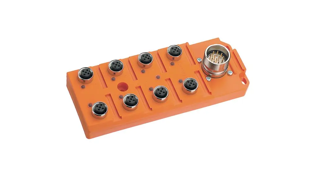 Produktfoto 1 von Lumberg Automation 111 Sensor-Box 30V dc 8 Anschlüsse 8 Auslässe M12 Gerade