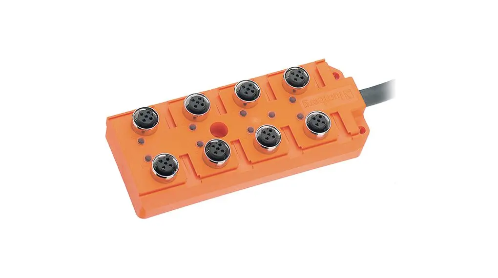 Produktfoto 1 von Lumberg Automation 111 Sensor-Box 30V dc 8 Anschlüsse 8 Auslässe M12 Gerade