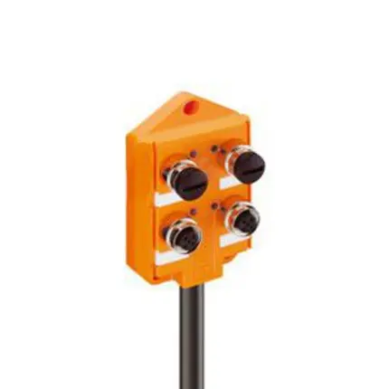 Produktfoto 1 von Lumberg Automation 606 Sensor-Box 24V dc 4 Anschlüsse 4 Auslässe M12 Gerade