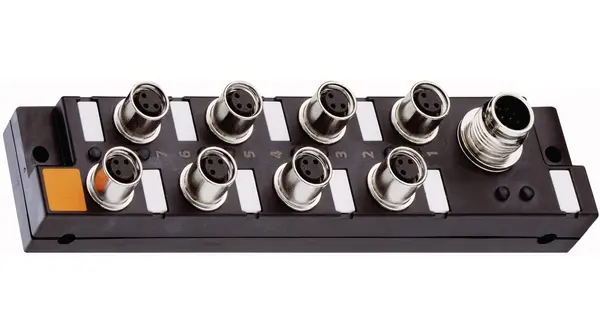 Lumberg Automation ASBM Sensorverteiler 10 → 30V dc 4 Anschlüsse 4 Auslässe M12 Gerade