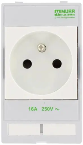 Produktfoto 1 von Murrelektronik Limited Steckdose 1-fach Weiß / 16A