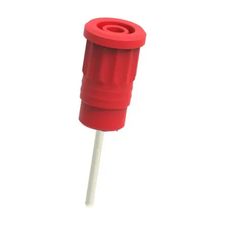 Produktfoto 1 von Electro PJP 4 mm Buchse Rot Buchse für Laborstecker, Kontakt Nickel, 1kV 36A Presssitz