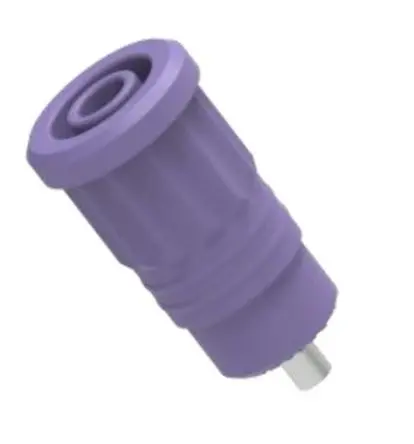 Produktfoto 1 von Electro PJP 4 mm Buchse Blau Buchse für Laborstecker, Kontakt Nickel, 1kV 25A Presssitz