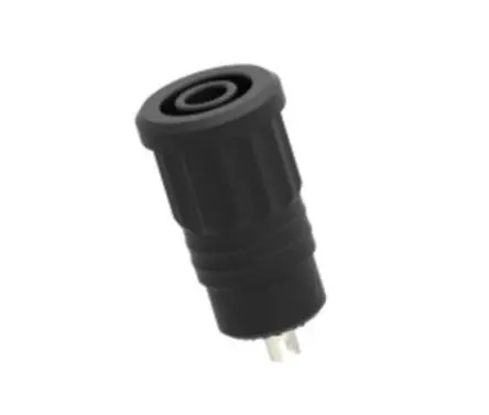 Produktfoto 1 von Electro PJP 4 mm Buchse Schwarz Buchse für Laborstecker, Kontakt Nickel, 1kV 25A Presssitz