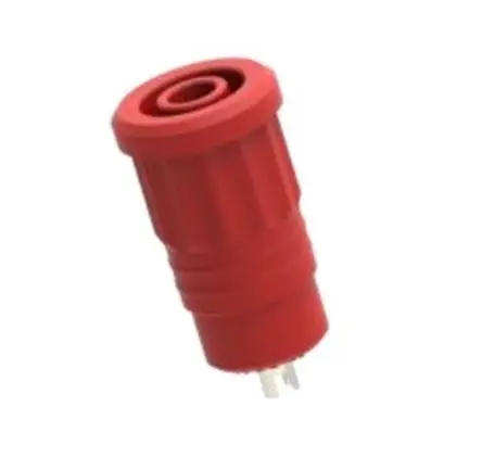 Produktfoto 1 von Electro PJP 4 mm Buchse Rot Buchse für Laborstecker, Kontakt Nickel, 1kV 25A Presssitz