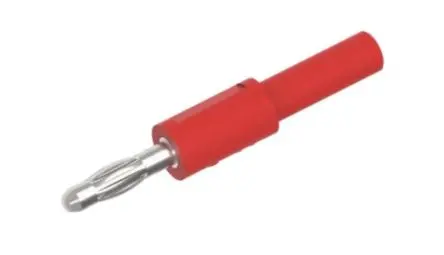 Produktfoto 1 von Electro PJP Bananenadapter Rot Vernickeltes Messing Nickel 30V ac/dc, 60 V ac/dc
