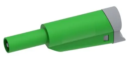 Produktfoto 1 von Electro PJP 4 mm Stecker Grün Bananenstecker, Kontakt Nickel, 1kV 36A, Schraubanschluss