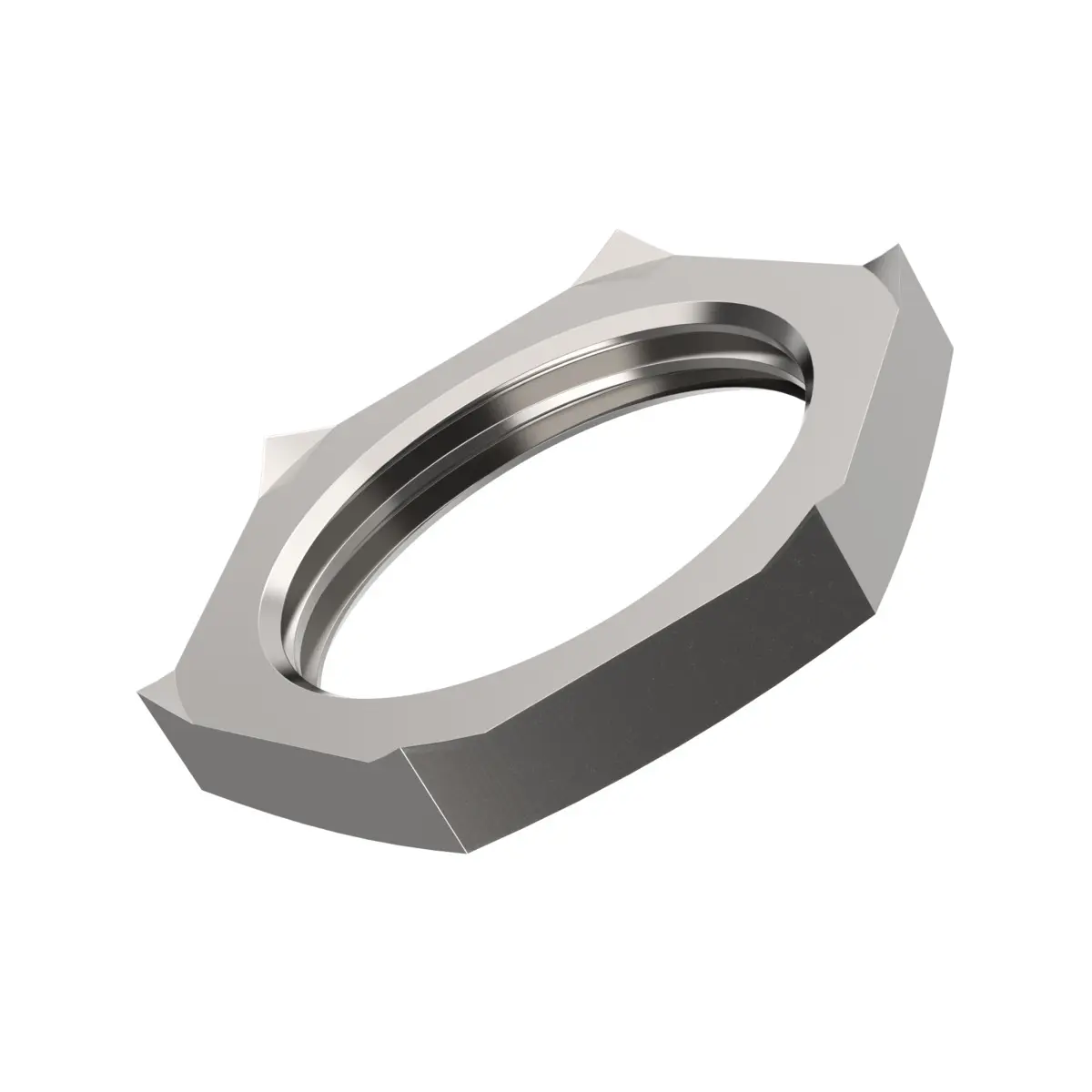 Produktfoto 1 von Lapp Kabelverschraubung Mutter M63 Messing Grau -60 °C / -60 °Cmax.
