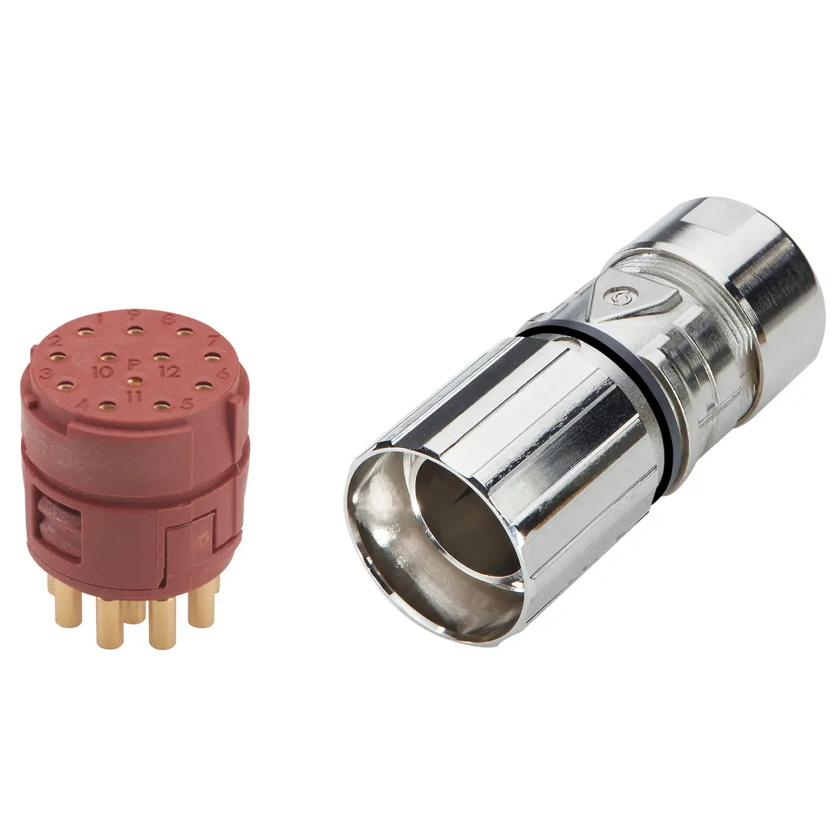 Produktfoto 1 von Lapp SIGNAL M23 M23 Industrie-Rundsteckverbinder Buchse 12-polig Buchse 7A Kabel IP68