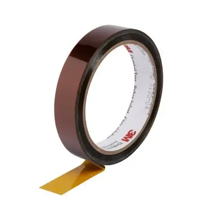 Produktfoto 1 von 3M Polyimide Film Polyimid Isolierband Gelb,  Stärke  0.025 mm x 12mm x 33 m