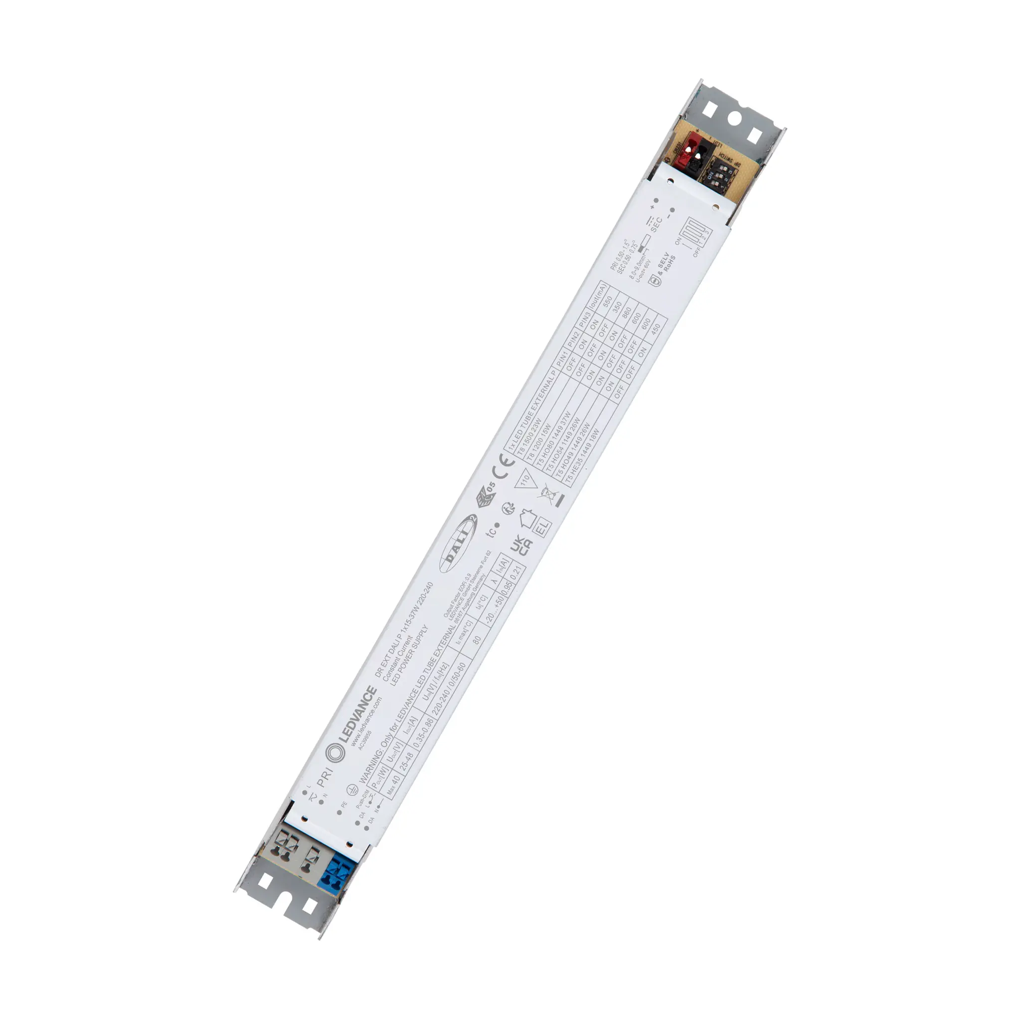 Produktfoto 1 von LEDVANCE 40580 LED-Leuchtröhre, 220 → 240 V, 37 W, Weiß 274 mm