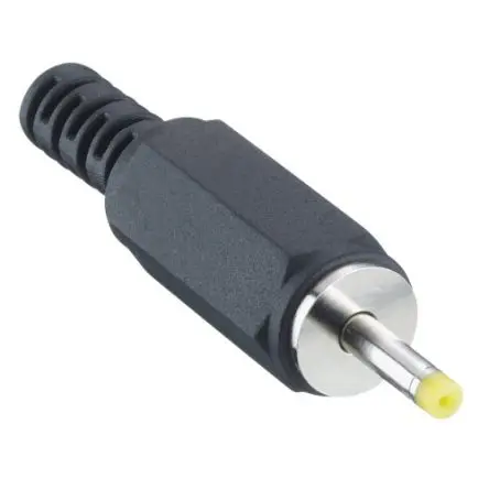 Produktfoto 1 von Lumberg 1636 Gerade Hohlstecker DC-Stecker Vernickelt 2A 24V, Innen-Ø 0.7 mm / Außen 2.35 mm Außen-ø x 43.5 mm, Kabel