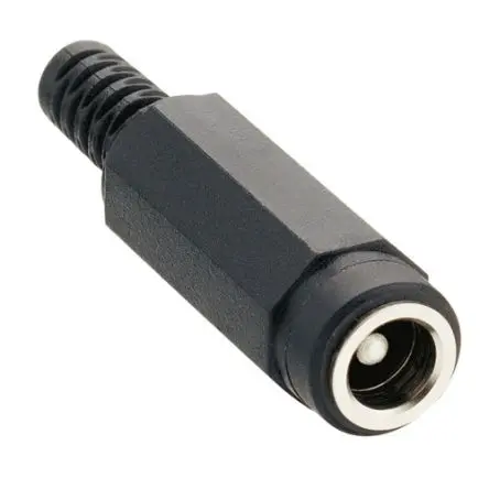 Produktfoto 1 von Lumberg NEK/J Gerade DC Buchse DC-Buchse Vernickelt 2A 24V dc, Innen-Ø 2 mm / Außen 5.7 mm Außen-ø x 41 mm, Kabel