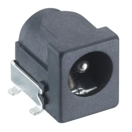 Lumberg 1613 Gerade DC Buchse DC-Buchse Neusilber 3A 24V, Innen-Ø 2 mm / Außen 6.5 mm Außen-ø x 14.7 mm, 2 mm Stift,
