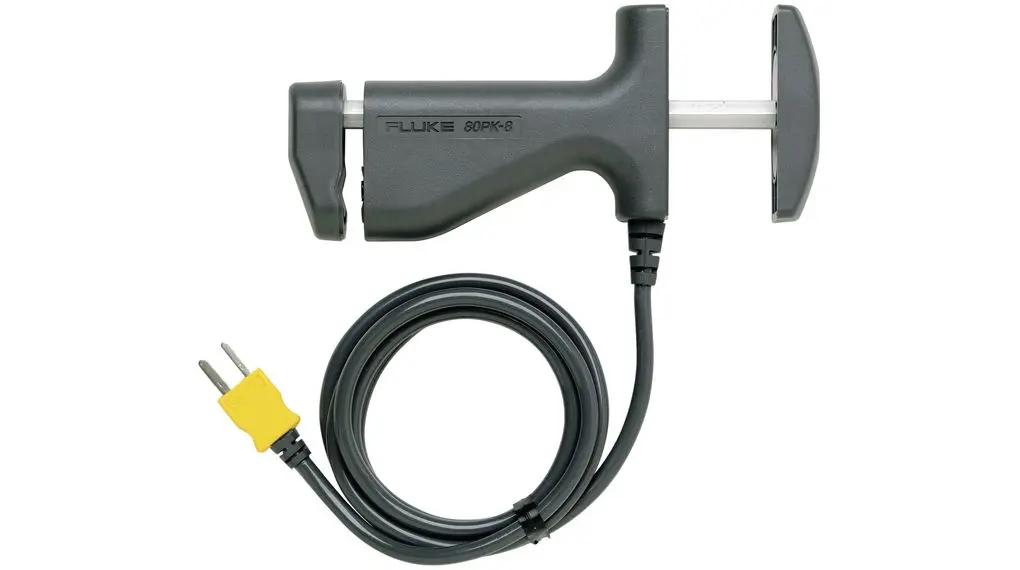 Produktfoto 1 von Fluke Temperatursensor, Typ K, Rohrklemme x 1 m Thermoelement Typ K, max.Temp 149 °C