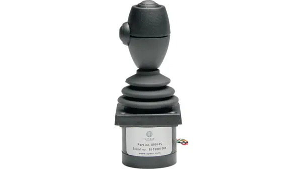 Produktfoto 1 von APEM 8000 Joystick, 2-Achsen Schritt, 125V ac, IP 65 Griff Typ Knopf
