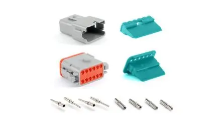 Produktfoto 1 von Amphenol Industrial Crimp Set Crimpbefestigung Keil-Set Nickel
