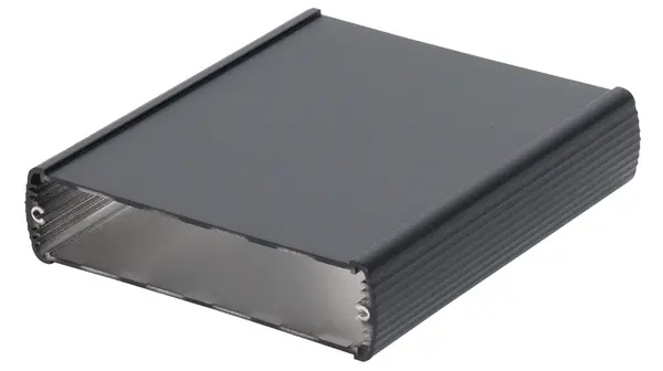 Produktfoto 1 von Bopla Alubos Gehäuseprofil B. 138 mm H. 34 mm L. 150 mm Aluminium Schwarz