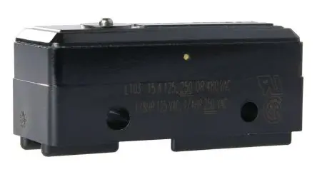 Produktfoto 1 von Honeywell Mikroschalter Stiftstößel-Betätiger Lötöse/Schnellanschlussklemme, 1 Wechsler, 250 V, 30 V, 15A IP40, IP64