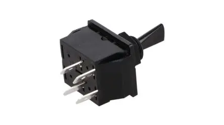 Produktfoto 1 von Bulgin Panel Kippschalter, Ein-Aus, 28 V dc, 250 V ac, 20A, Flachstift
