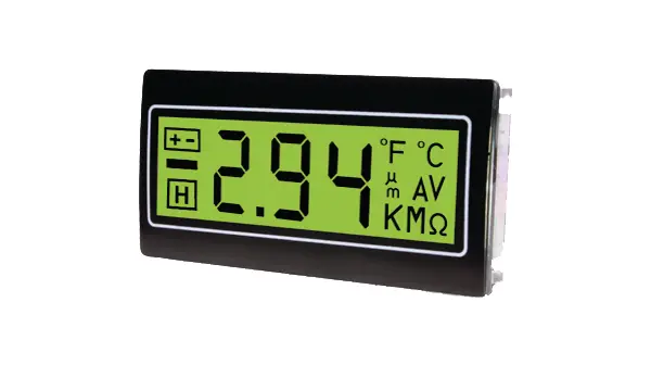 Produktfoto 1 von TDE Instruments DPM961 LCD Digitales Multifunktionsmessgerät für Spannung, Temperatur, Strom H 22.2 mm B 45 mm 3-Stellen