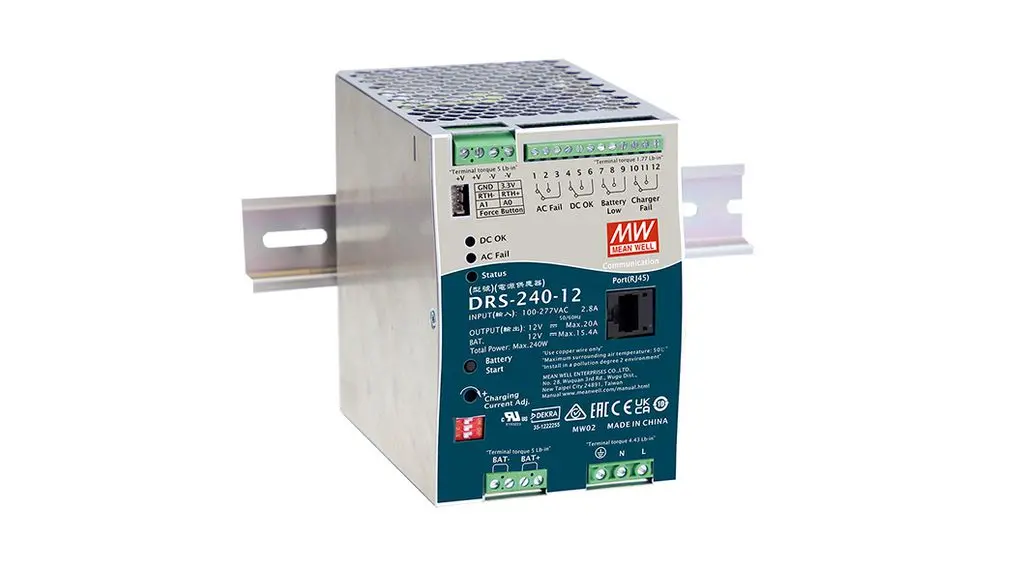 Produktfoto 1 von MEAN WELL DRS DIN-Schienen Netzteil 48V / 5A 240W 305V