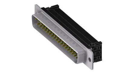Produktfoto 1 von Deltron Connectors DTS D-Sub-Steckverbinder Gerade, 37-polig 2.84 mm Raster, Kabel Stecker, mit Schraubverschluss