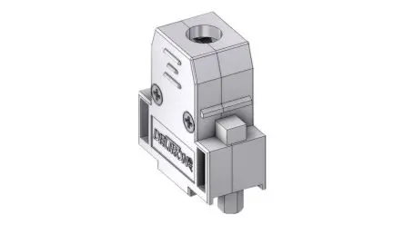 Produktfoto 1 von Deltron Connectors D-Sub-Gehäuse Gerade, D: D-Sub-Gehäuse, Grau, Größe DE, aus Kunststoff