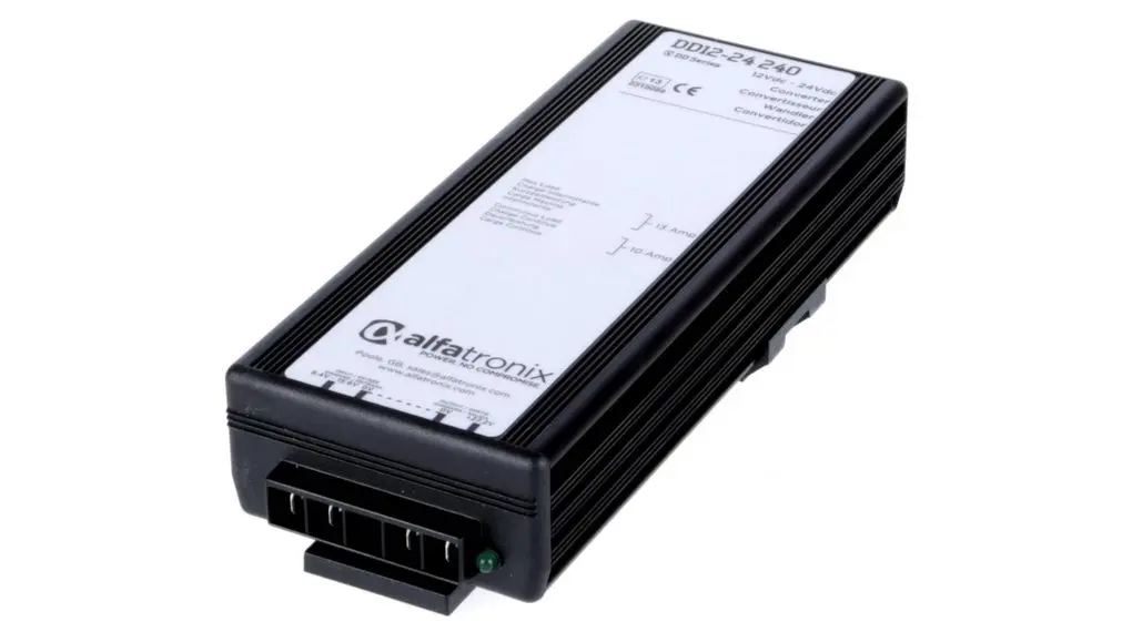 Produktfoto 1 von Alfatronix DD Series DC/DC-Wandler 240W 8,4 VDC IN, 27.2V dc OUT / 10A Clip-Befestigung