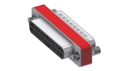 Produktfoto 1 von Deltron Connectors Sub-D Adapter 9-Wege D-Sub Buchse Stecker
