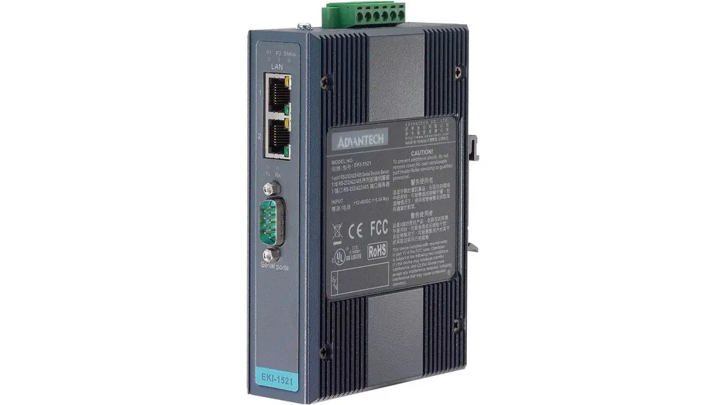 Produktfoto 1 von Advantech Serieller Device Server 3 921.6 kbps