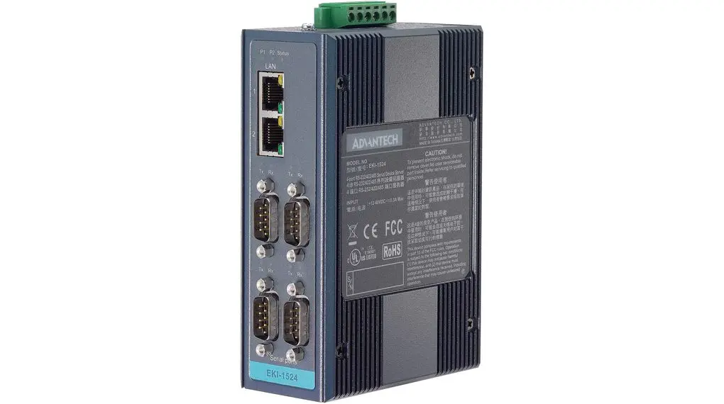 Produktfoto 1 von Advantech Serieller Device Server 6 921.6 kbps