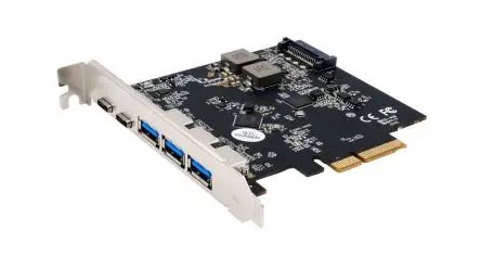 Produktfoto 1 von Exsys 5 Anschlüsse PCIe Netzwerkkarte 10Mbit/s PCIe