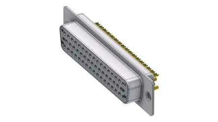 Deltron Connectors DTS D-Sub-Steckverbinder Gerade, 50-polig 2.84 mm Raster, Kabel Buchse